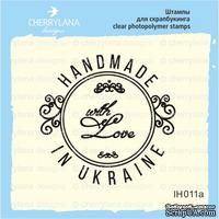Штамп "HANDMADE IN UKRAINE with Love" IH011а