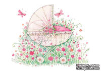 Акриловый штамп от Wild Rose Studio - New Baby