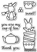 Штампы от Memory Box - Bunny Tea Time clear stamp set - ScrapUA.com