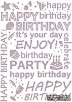 Папка для тиснения от Couture Creations - Happy Birthday, All Occasions Collection