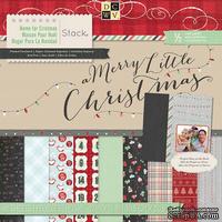 Набор бумаги DCWV - Home For Christmas, 30х30 см, 24 листа
