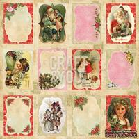 Лист скрапбумаги с картинками от Craft and You Design - Christmas Story,  30х30 см, CP-CS08 - ScrapUA.com