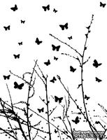 Резиновый штамп от Memory Box -  Butterfly Breeze