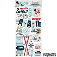 Набор высечек из чипборда Carta Bella - Snow Fun - Chipboard