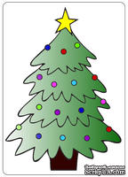 Папки для тиснения Crafts Too Embossing Folder -Christmas Tree