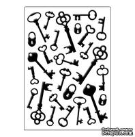 Папка для тиснения Crafts Too - Embossing Folder - Keys and Locks