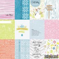 Лист с карточками от Lemon Owl - Cozy Winter, Mini cards EN, 30x30 см, 403145