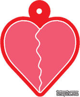 Лезвие Friendship Heart от Cheery Lynn Designs, 3 детали - ScrapUA.com