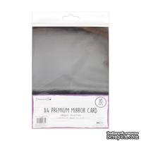 Набор зеркальной бумаги от Dovecraft - Mirror Card – Silver, А4, 10 шт.