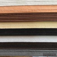 Вспененная резина декоративная от Dovecraft - Natural, A5, 40 листов, 8 цветов по 5 шт.