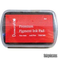 Штемпельная подушечка Dovecraft Pigment Ink Pads - Red, цвет красный