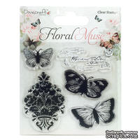 Штампы акриловые от Dovecraft - Butterfly, 10,5х14,5 см - ScrapUA.com