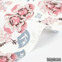 Оксфорд от Dailylike - Vintage flower: pink - ScrapUA.com