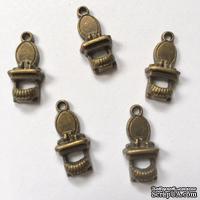 Металлическое украшение &quot;Дамский будуар&quot;, 21х10 мм, 1 шт. - ScrapUA.com