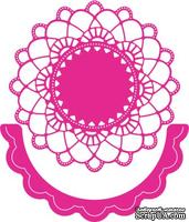 Лезвие от Cheery Lynn Designs - Felicity Doily w/ Angel Wing - DL239 - ScrapUA.com