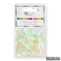 Пайетки круглые 9 мм, 10 г, полупрозрачные, TM dpCraft (Dalprint)