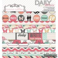 Набор двусторонней скрапбумаги Teresa Collins - Daily Stories - Pad, размер 15х15 см