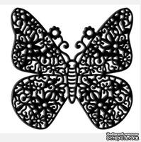 Лезвие Die-Versions - Whispers - Floral Flutterby, размер 9,2х9,1 см