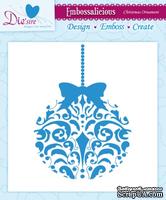 Папка для тиснения от Crafter's Companion - Embossalicious Embossing Folder - Christmas Ornament15x15 см