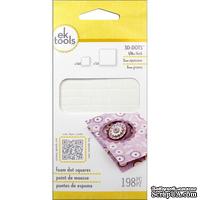 Объемные клеевые квадратики - EK 3D Dots Adhesive Foam Square, 198 штук