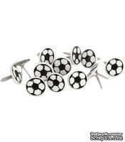 Набор брадсов Eyelet Outlet - Ball Brads Soccer Balls, 12 штук