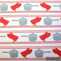 Лента Eyelet Outlet - Cooking Ribbon, ширина 18 мм, длина 90 см - ScrapUA.com