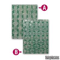 Папки для тиснения от Spellbinders - Retro Mod, 2 шт. - ScrapUA.com