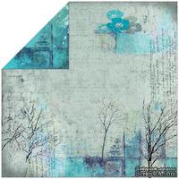 Лист двусторонней скрапбумаги Fabscraps - Rustic Double-Sided Paper - Trees, 30х30 см