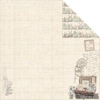 Лист двусторонней скрапбумаги Fabscraps - Baby Bear Double-Sided Cardstock - Bunny Bear 2, 30х30 см
