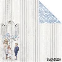 Лист двусторонней скрапбумаги Fabscraps - Shabbylicious Double-Sided Cardstock - Little Darlings, 30х30 см