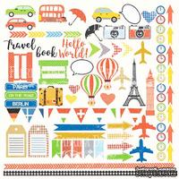 Лист с картинками для вырезания European Holidays, ТМ Фабрика Декору