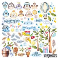 Лист с картинками для вырезания Cutie sparrow boy, ТМ Фабрика Декора