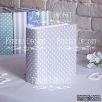 Заготовка альбома в мягкой обложке Горошек на сером, TM Fabrika Decoru