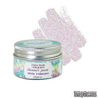 Краска с глиттером Shimmer paint, цвет Радужный белый, ТМ Фабрика Декора, 30 мл
