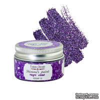 Краска с глиттером Shimmer paint, цвет Ночная фиалка, ТМ Фабрика Декора