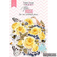 Набор высечек, коллекция Yellow Rose, 57 шт., ТМ Фабрика Декора - ScrapUA.com