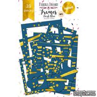 Набор рамок с фольгированием №1 Dark Blue 39шт, ТМ Фабрика Декору