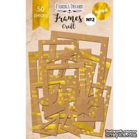 Набор рамок с фольгированием №2 Kraft, 50 шт, ТМ Фабрика Декору