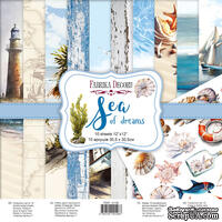 Набір скраппаперу Sea of dreams 30,50x30,5см, ТМ Фабрика Декору - ScrapUA.com