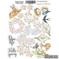 Набор наклеек Smile of spring, ТМ Фабрика Декора - ScrapUA.com