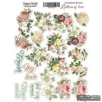 Набор наклеек Letters of love, ТМ Фабрика Декора - ScrapUA.com