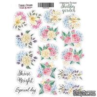 Набор наклеек (стикеров) № 032, Shabby garden, ТМ Фабрика Декору - ScrapUA.com