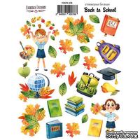 Набор наклеек (стикеров) #078, Back to School, ТМ Фабрика Декору - ScrapUA.com