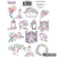 Набор наклеек (стикеров) Shabby love 100, ТМ Фабрика Декора - ScrapUA.com