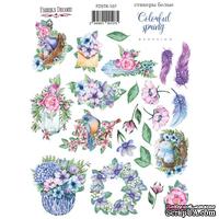 Набор наклеек (стикеров) Colorful spring 107, ТМ Фабрика Декора - ScrapUA.com