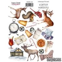 Набор наклеек (стикеров) 22 шт Winter wonders 139, ТМ Фабрика Декора - ScrapUA.com