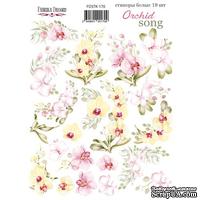 Набор наклеек (стикеров) 19 шт Orchid song 170, ТМ Фабрика Декора - ScrapUA.com