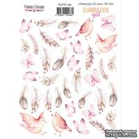 Набор наклеек (стикеров) 38 шт Funny fox girl  186, ТМ Фабрика Декора - ScrapUA.com