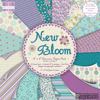 Набор бумаги для скрапбукинга First Edition - New Bloom, 48 листов, размер 20х20см.