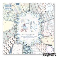 Набор бумаги от First Edition - It’s a Boy, 15х15 см, 16 листов